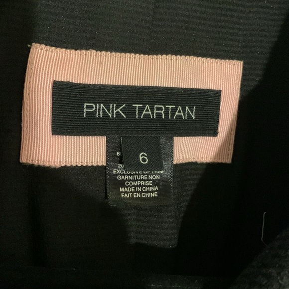 Pink Tartan black pea coat - Picture 7 of 7